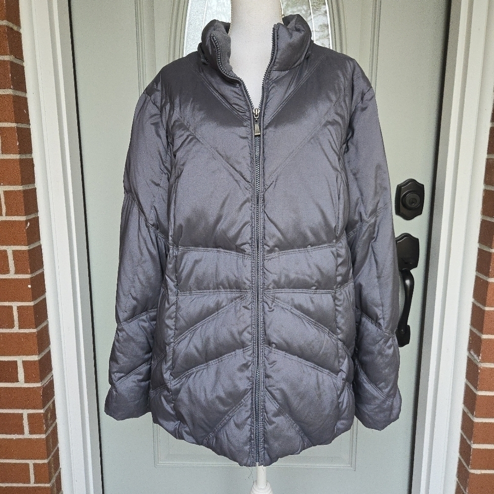 Lane Bryant Gray Puffer Coat